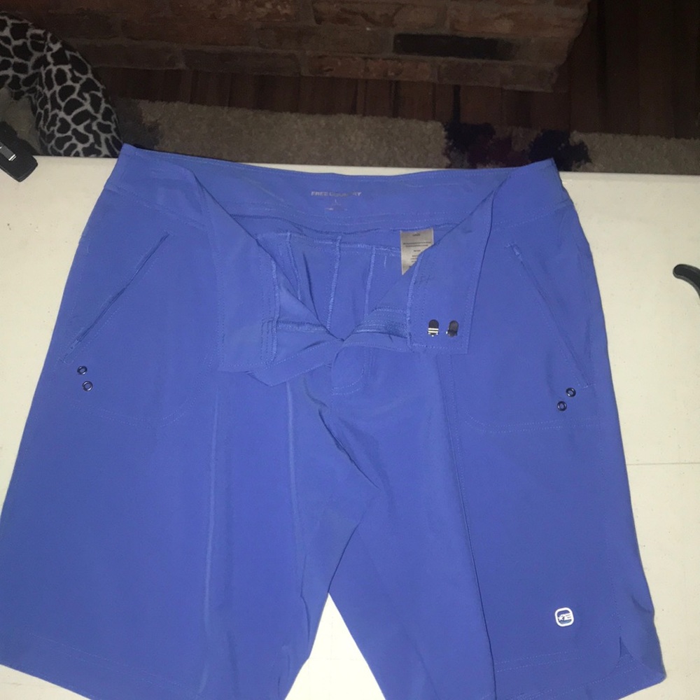 Bright blue short